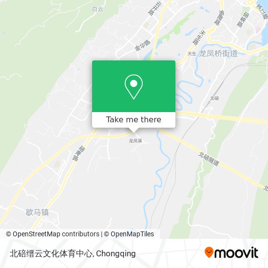 北碚缙云文化体育中心 map