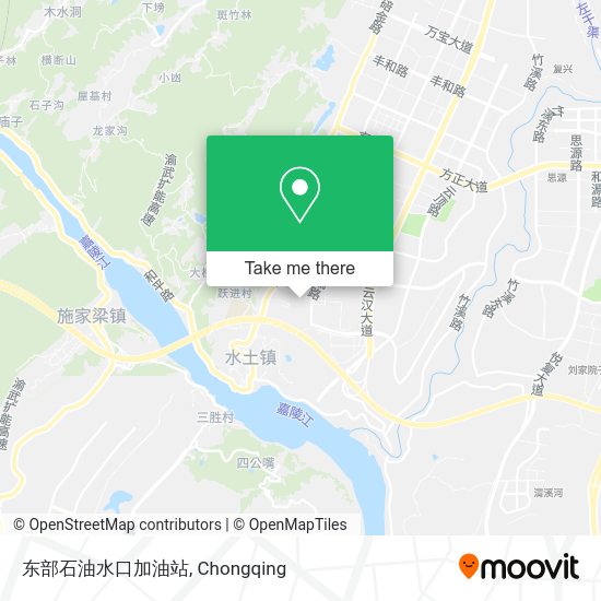 东部石油水口加油站 map