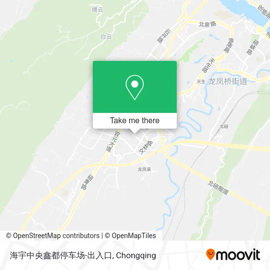 海宇中央鑫都停车场-出入口 map