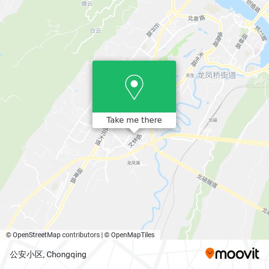 公安小区 map
