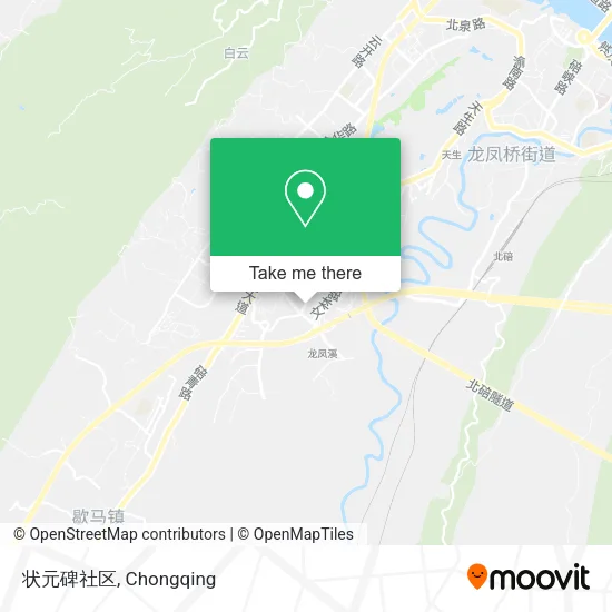 状元碑社区 map
