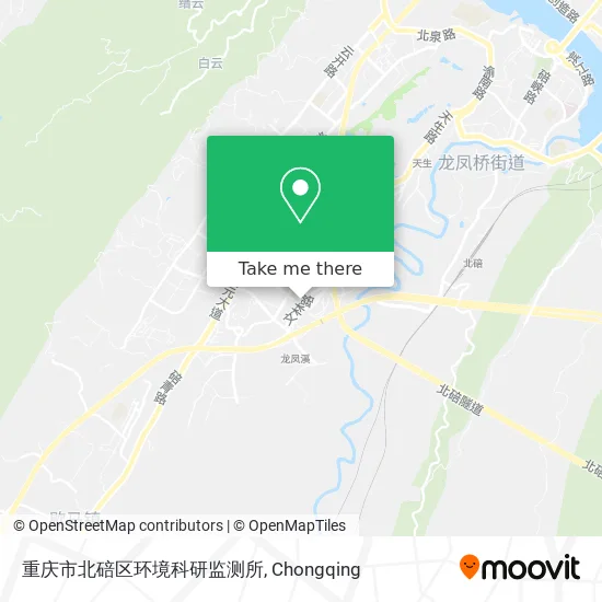 重庆市北碚区环境科研监测所 map