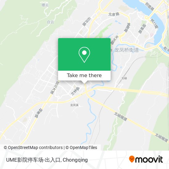 UME影院停车场-出入口 map