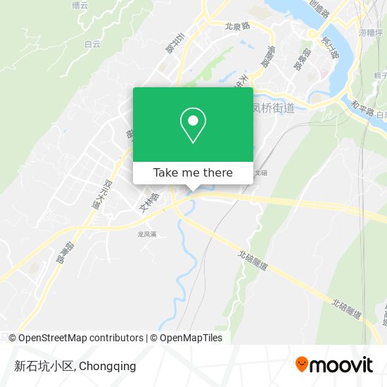 新石坑小区 map