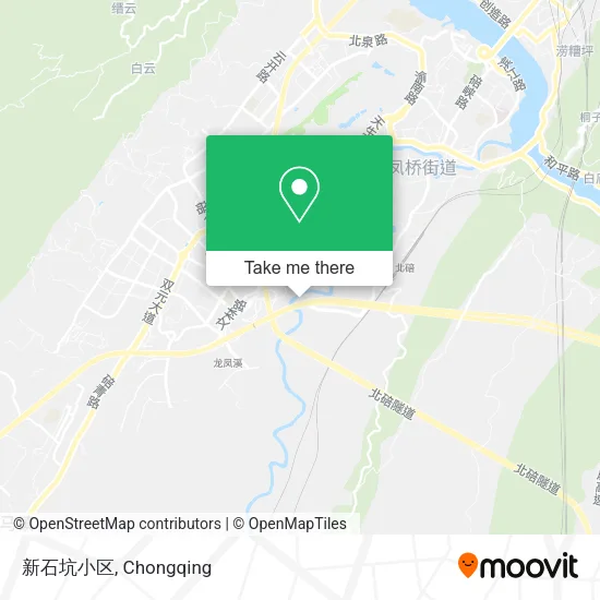 新石坑小区 map