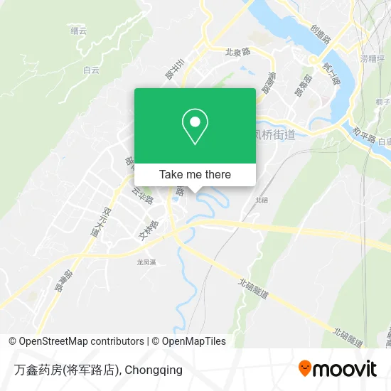 万鑫药房(将军路店) map