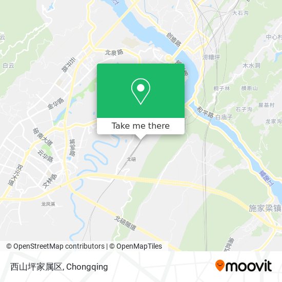 西山坪家属区 map