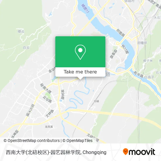 西南大学(北碚校区)-园艺园林学院 map