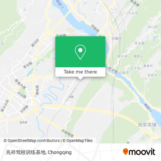 兆祥驾校训练基地 map