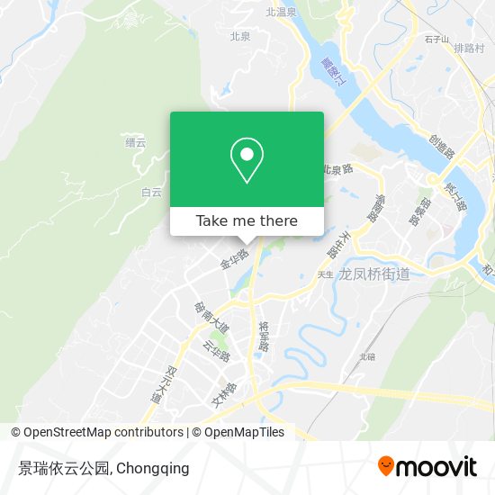 景瑞依云公园 map