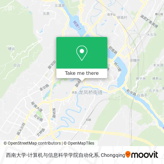 西南大学-计算机与信息科学学院自动化系 map