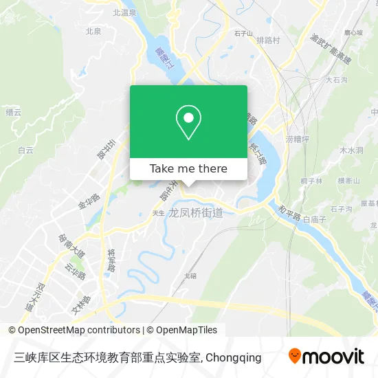 三峡库区生态环境教育部重点实验室 map