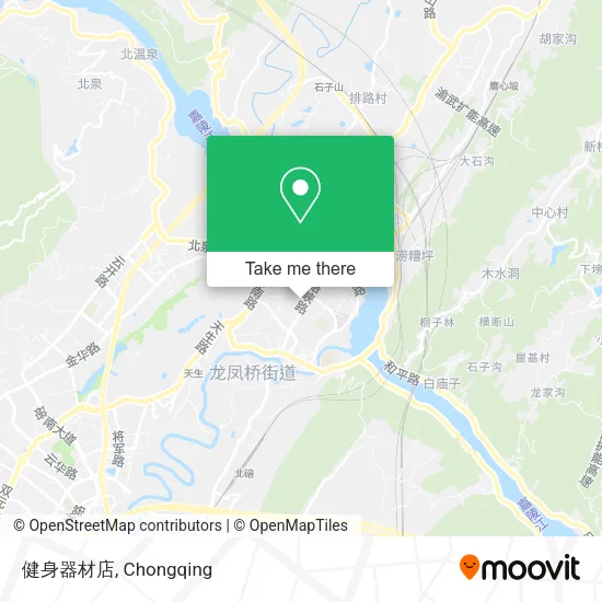 健身器材店 map