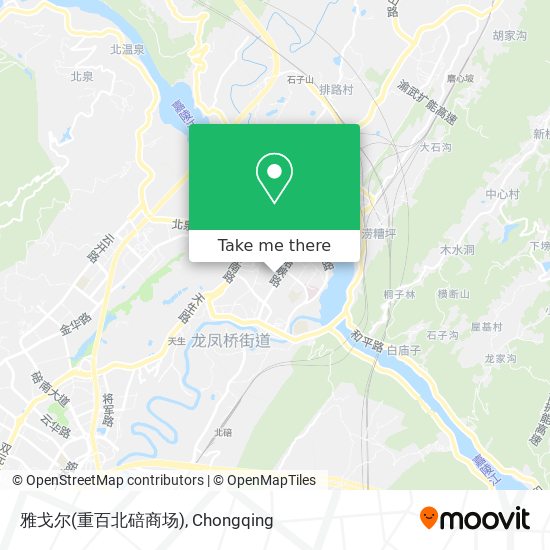 雅戈尔(重百北碚商场) map