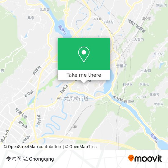 专汽医院 map
