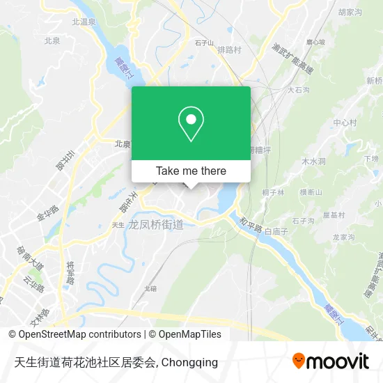天生街道荷花池社区居委会 map
