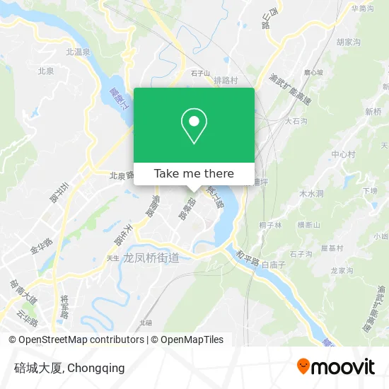 碚城大厦 map