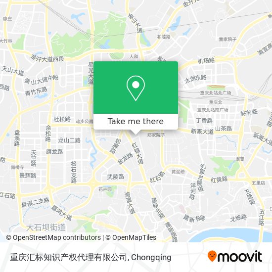 重庆汇标知识产权代理有限公司 map