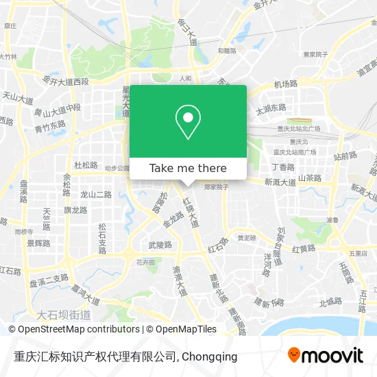 重庆汇标知识产权代理有限公司 map