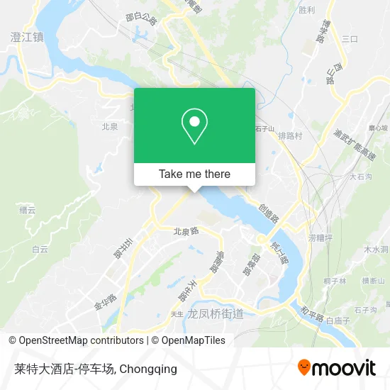 莱特大酒店-停车场 map