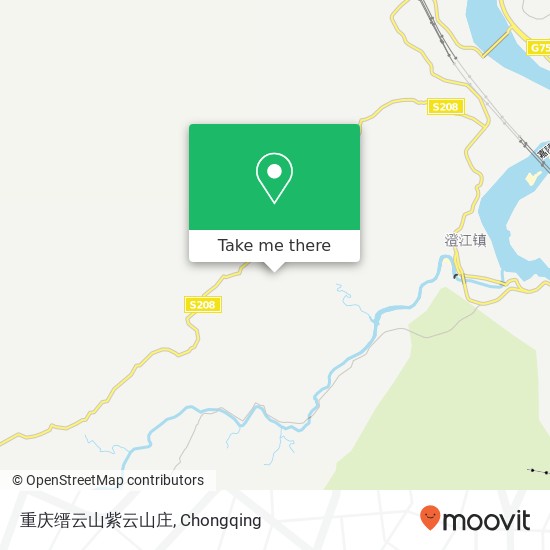 重庆缙云山紫云山庄 map