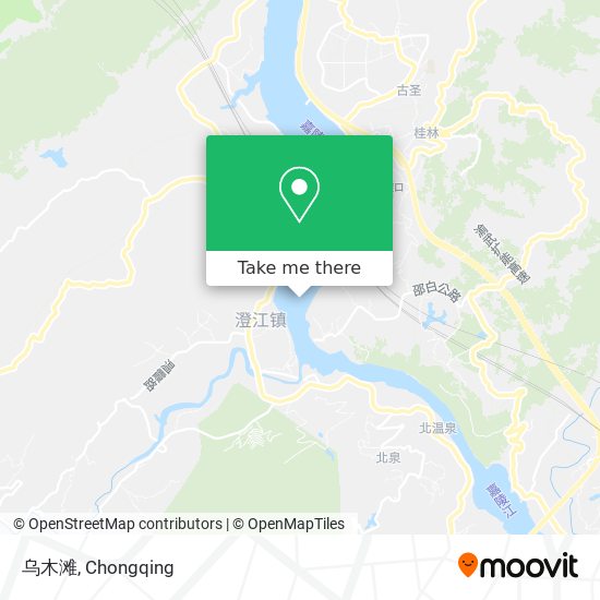 乌木滩 map
