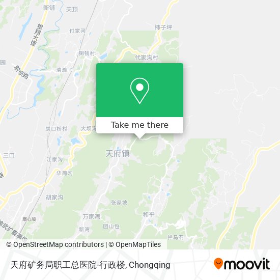天府矿务局职工总医院-行政楼 map