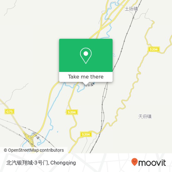 北汽银翔城-3号门 map