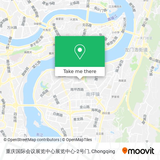 重庆国际会议展览中心展览中心-2号门 map