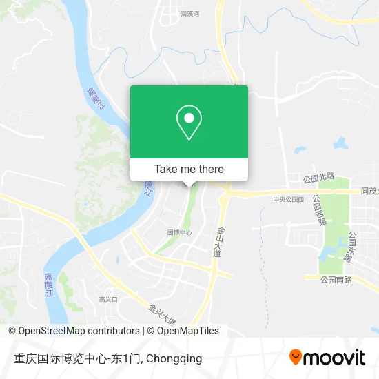 重庆国际博览中心-东1门 map