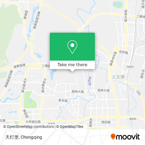 天灯堡 map