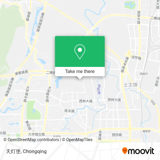 天灯堡 map