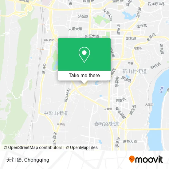 天灯堡 map
