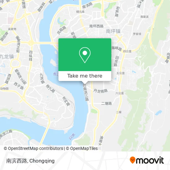 南滨西路 map