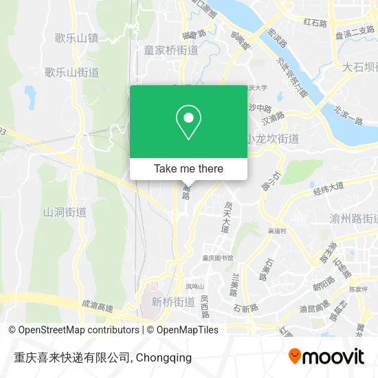 重庆喜来快递有限公司 map