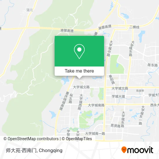 师大苑-西南门 map