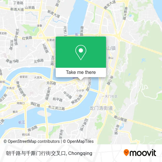 朝千路与千厮门行街交叉口 map