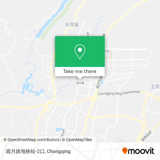观月路地铁站-2口 map