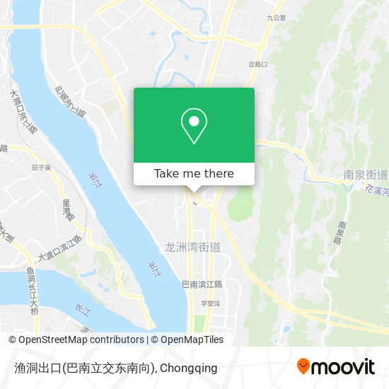 渔洞出口(巴南立交东南向) map