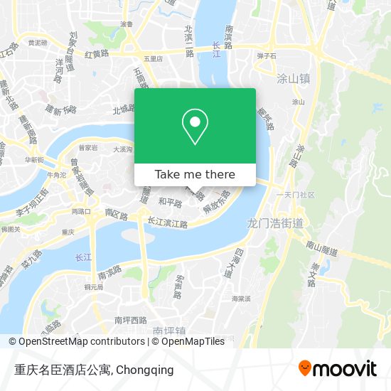重庆名臣酒店公寓 map