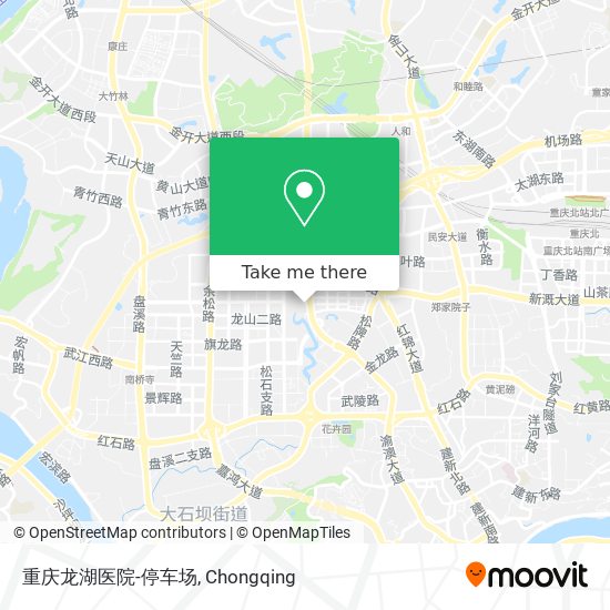 重庆龙湖医院-停车场 map