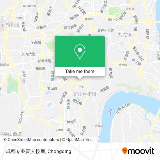 成都专业盲人按摩 map