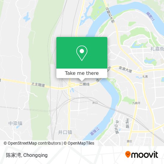 陈家湾 map