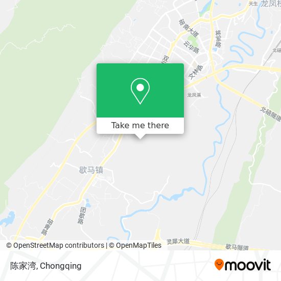 陈家湾 map
