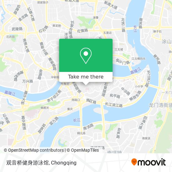 观音桥健身游泳馆 map
