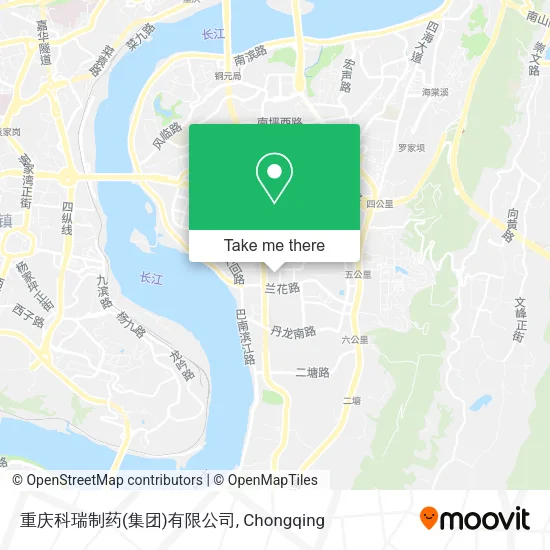 重庆科瑞制药(集团)有限公司 map