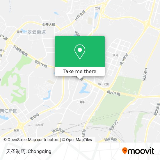 天圣制药 map