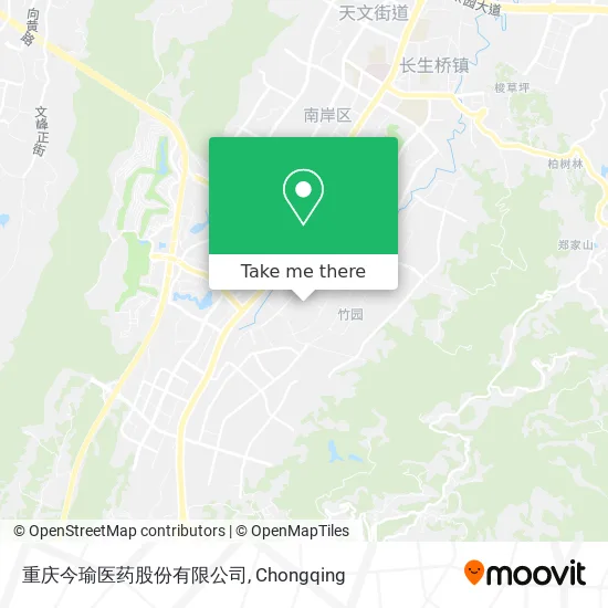 重庆今瑜医药股份有限公司 map
