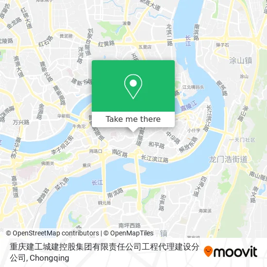 重庆建工城建控股集团有限责任公司工程代理建设分公司 map
