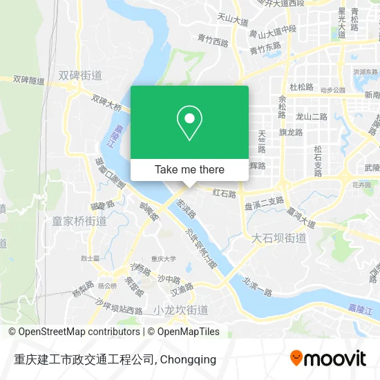 重庆建工市政交通工程公司 map